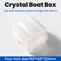 Boîtier de rangement multi-emplacements en plastique PP recyclable de 4 pouces avec positionnement précis des cartes pour un stockage stable des plaquettes, espaces minimisés, retrait facile et sûr