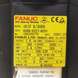 A06B-2227-B201 อุปกรณ์เสริมระบบเครื่องจักร FANUC มอเตอร์ AC ของแท้ใหม่เอี่ยมพร้อมการรับประกันหนึ่งปี - Product Image 2