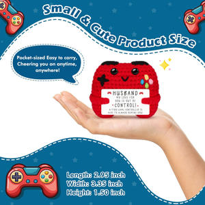 PS5ゲームパッドかぎ針編み人形ゲームライフ夫ギフトプラスチック素材カスタマイズ可能コントローラ - Product Image 2