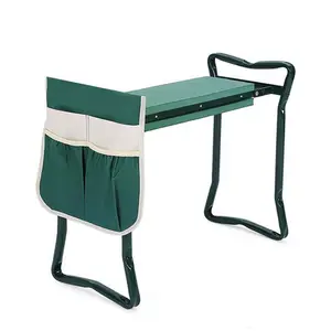 折叠式深座椅可折叠花园下跪垫椅子长凳座椅凳子花园跪椅带手柄园艺用