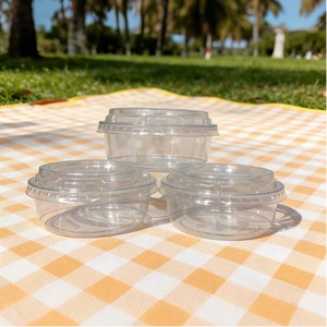 <span class=keywords><strong>PET</strong></span>-Kunststoff Kuchenverpackungsbox Lebensmittelechter Transparenter Lebensmittelbehälter Runde Salatverpackungsbox mit Klappdeckel - Product Image 4