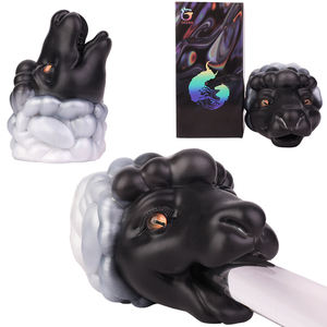 Penjualan laris Masturbator cangkir terowongan bertekstur silikon lembut Masturbator kepala fantasi untuk kepuasan pria yang intens - Product Image 1