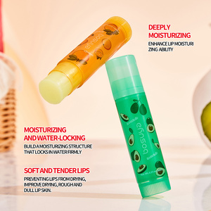 Set de Bálsamos Labiales Hidratantes e Iluminadores con Sabor a Frutas Dulces Orgánicas, Barra No Grasosa con Efecto Voluminizador - Product Image 5