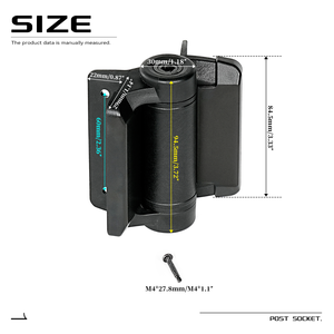 Bisagra de Cerca de Nailon Moderna, Autocierre, Ajustable, <span class=keywords><strong>para</strong></span> Puerta de Cerca de Jardín Exterior, Stock Local en EE. UU. - Product Image 4