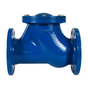 H44T 6 Inch Cast Iron Swing Check Valve PN16 Ball Float Check Valve 4 Inches Water Valves
