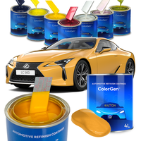 Peinture de voiture 2K pour auto, vernis acrylique, revêtement transparent, finition des métaux, peinture bonbon 1K pour voitures, automobile
