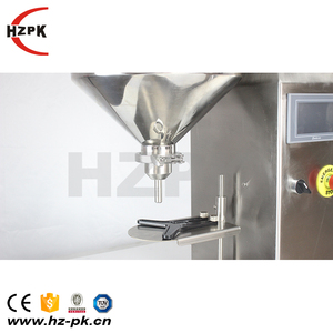 Bolsita semiautomática pequeña de HZ-PK, <span class=keywords><strong>leche</strong></span>, cosmética, máquina de llenado de <span class=keywords><strong>polvo</strong></span> químico y embalaje de botellas - Product Image 2