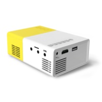 Mini projecteur LED YG300, prend en charge la résolution 1080p, home cinéma portable, prix abordable, batterie au lithium YG300, mini projecteur pour usage domestique