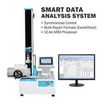 Máquina de Ensayo de Tracción de Columna Única con Servomotor de Alta Precisión para Caucho, Plástico y Textil, 50kg, 100kg, 200kg, 500kg