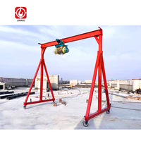 Grúa pórtico móvil de taller de alta calidad con control inalámbrico, 500 kg, 0.5T, 1T, 2T, 3T, 3 toneladas