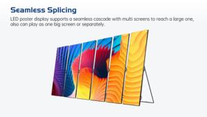 Schermo LED P2 Pieghevole da Pavimento 4K/8K HDR10+ per Pubblicità Interna, Garanzia 5 Anni, Luminosità 1000cd, <span class=keywords><strong>Adobe</strong></span> RGB - Product Image 6
