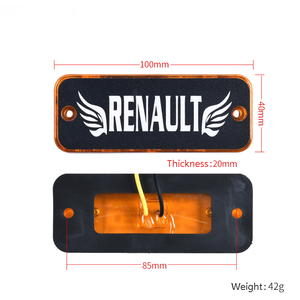 <span class=keywords><strong>12V</strong></span> 24V 8 dẫn xe tải bên đánh dấu đèn giải phóng mặt bằng đèn và đèn thanh cho xe kéo và xe tải - Product Image 3