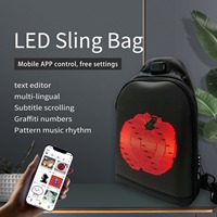 Voyage téléphone bandoulière poitrine sac étanche Fanny Pack taille sac Led sac à bandoulière