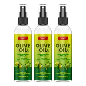 Privée — Spray anti-démangeaisons pour cuir chevelu, huile d'olive, gingembre, pour hydratant et coiffer