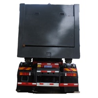 Camion à ordures haute performance Dongfeng 4x2 LHD Ampliroll avec conteneur spécialisé 12m3 16m3