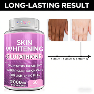 Capsule di L-Glutatione e Collagene Vitaminico per Schiarire la Pelle e Donarle Luminosità per Adulti - Product Image 5