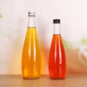 Glasflaschen hersteller transparent 330ml 500ml leere Getränke glas Wasser flasche