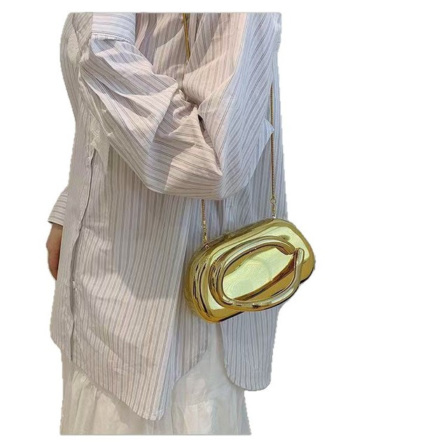 Premium-feel Fashionable Niche Acrylic New Evening Clutch Bag Shiny Crossbody Shoulder Bag Stylish Handheld Clutch Customisable