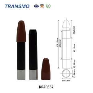 Screw Cap Refillable <b>Lipstick</b> Case Metal Lip Oil Lip Balm with Cap for Nail Polish and Other Oils - Product Image 6