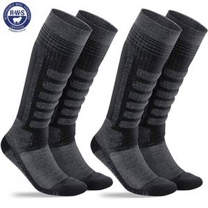100% Thermal Winter Warm Thick Knee High Merino <b>Wool</b> Ski <b>Socks</b> - Product Image 1
