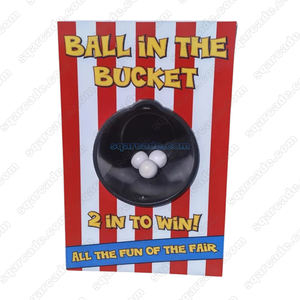 Boules de neige personnalisables dans un seau, jeux de carnaval, parc d'aventure en plein air avec un seau à balles, jeu de lancer dans un seau, fête foraine, prix du stand - Product Image 4