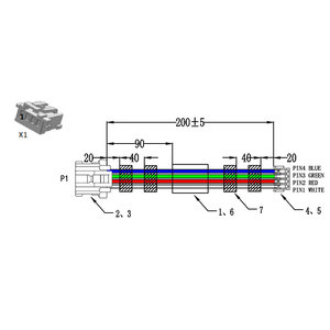 MOLEX ZH1.5 elektronik bileşenler kafa kalay kaplama çift kafa bağlantı kablo demeti montajı - Product Image 5