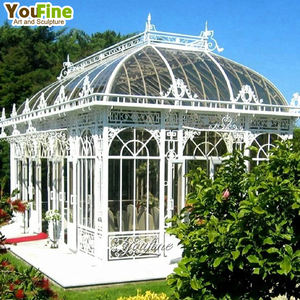 Açık bahçe yüksek kalite özelleştirilmiş beyaz ferforje <span class=keywords><strong>Gazebo</strong></span> tedarikçiler - Product Image 2