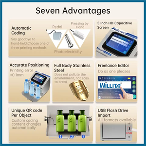 OEM fabrika fiyat manuel baskı makineleri toplu son kullanma tarihi masaüstü Solvent mürekkep püskürtmeli yazıcı - Product Image 3