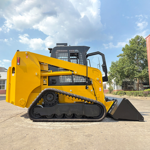 Precio al por mayor de fábrica Mini cargador Quitanieves Track <span class=keywords><strong>Loader</strong></span> Skid Steer Retroexcavadora - Product Image 5