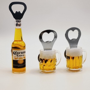 Decorações para Geladeira Ímã Personalizado com Logo Design de Garrafa de Álcool 3D em Aço Inoxidável Ecológico Presentes Promocionais - Product Image 1