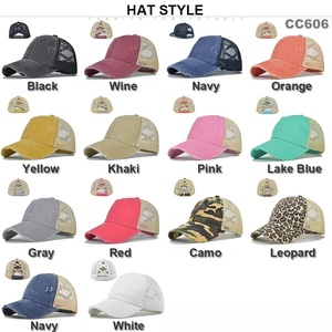 Casquettes de baseball vintage unisexes personnalisables en gros, 6 panneaux, en maille extensible, design original 3D, service OEM ODM - Product Image 1