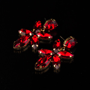 Bijoux de mode, boucles d'oreilles en cristal, source E066 - Product Image 5