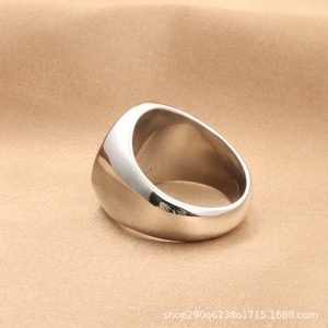 Yunnique VikingTotem Ring – bague rétro en acier inoxydable argenté pour hommes, bijoux de style punk, cadeau - Product Image 4