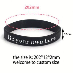 Low Cost High-Quality Personalized Silicone <b>Wristband</b> Fashionable Men'S and Women'S Rubber <b>Wristbands</b> <b>Customizable</b> Logo - Product Image 3