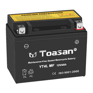 <span class=keywords><strong>Batterie</strong></span> de moto électrique classique au plomb-acide scellée, gel, <span class=keywords><strong>12V4AH</strong></span> YT4-MF pour scooter électrique - Product Image 2