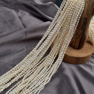 1007 Natural Freshwater Baroque Shape AA Grade 2-3mm Sizes Trendy <b>Charm</b> <b>Necklace</b> Elegant Pearl Jewelry - Product Image 4