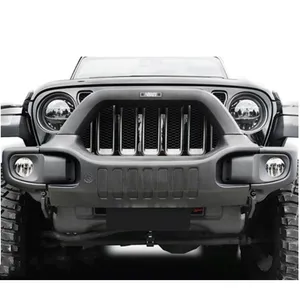 NEWWIND, coches de aluminio, protección delantera de parachoques, cubierta de protección de parachoques, piezas de coche, accesorios de parachoques para Jeep Wrangler JK, decoración automática