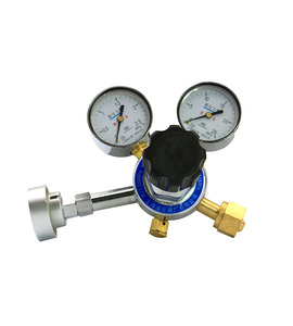 Regulador de <span class=keywords><strong>gas</strong></span> de oxígeno médico estilo CGA540 de latón con caudalímetro - Product Image 5