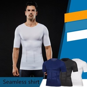 Ropa interior de seguridad para hombre, entrenador de cintura adelgazante, modelador corporal, camisa - Product Image 2