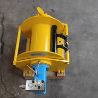 Treuil hydraulique en acier sur mesure avec fonction de chute libre, hauteur de levage de 50 m, câble en acier pour la pêche, les excavatrices et les grues