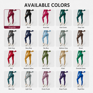 Leggings de Yoga para Mujer, Sin Costuras, Efecto Piel Desnuda, Cintura Alta, Control de Abdomen, Moldeadores, para Gimnasio, Entrenamiento, Running - Product Image 5