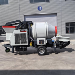 Peralatan konstruksi P-752 <span class=keywords><strong>Mixer</strong></span> semen pemuatan sendiri dengan mesin pompa <span class=keywords><strong>Mixer</strong></span> beton disediakan Motor listrik atau Diesel - Product Image 2
