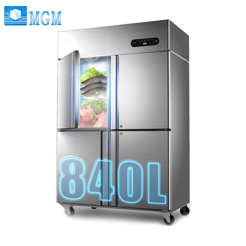 Certificated 4 Door Upright Commercial Refrigerators