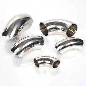 Titanium Stainless Steel Pipe Fittings 90 Degree Elbow