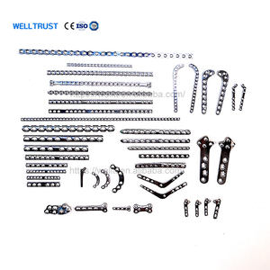 WELL Believe instrumen bedah dokter hewan, implan hewan peliharaan mengunci tulang hewan plat ortopedi dan sekrup - Product Image 2