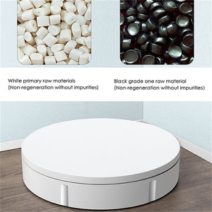 Белый Электрический вращающийся поворотный стол с дистанционным управлением 100 кг нагрузки 30 см круглый дисплей вращающийся стенд - Product Image 6