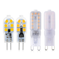 G4 G9 LED Đèn 3 Wát 5 Wát Mini LED Bulb AC 220V DC 12V SMD2835 Spotlight Chandelier Chiếu Sáng Chất Lượng Cao Thay Thế Halogen Đèn