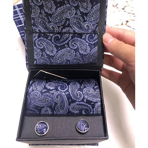 Cravates en soie pour les hommes, design classique, cravate en Jacquard tressée, 100% véritable soie mûre, offre spéciale - Product Image 2