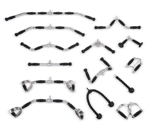 New Rack ECO Friendly Multi Cable Exercise Sport Fit Grip Bar Handle Pull Down Ladies Fitness Equipment Accessories
