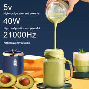 Frullatore Elettrico USB da 14OZ per <span class=keywords><strong>Frutta</strong></span> e Verdura, 6 Lame, Ricaricabile, Portatile, Mini Frullatore da Viaggio - Product Image 4